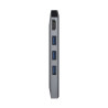 USB Hub Aisens ASUC-8P004-GR Grey 100 W 4K Ultra HD (1 Unit)