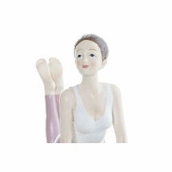 Decorative Figure DKD Home Decor Pink Yoga Scandi 16 x 6 x 13 cm