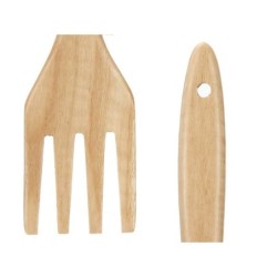 Kitchen Spatula Fork Wood 7 x 35 x 2 cm (12 Units)