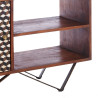 Shelves 100 x 40 x 105 cm Metal Wood Brown