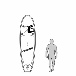 Tabla Paddle Surf Cressi-Sub Element 10,2" NA001032 White