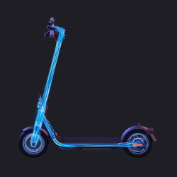 Electric Scooter Navee V25i Pro Black 300 W 20 km/h