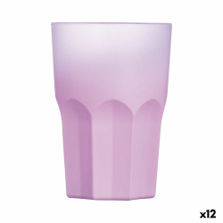 Glass Luminarc Summer Pop Pink Glass 12 Units 400 ml