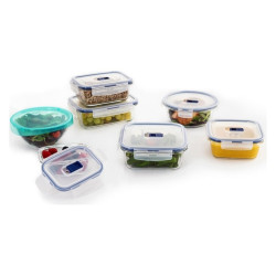 Set of lunch boxes Luminarc Pure Box Active (7 pcs) Crystal (7 pcs)