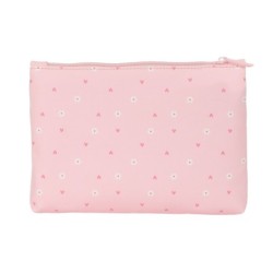 School Case Safta Bunny Rabbit Pink 23 x 16 x 3 cm