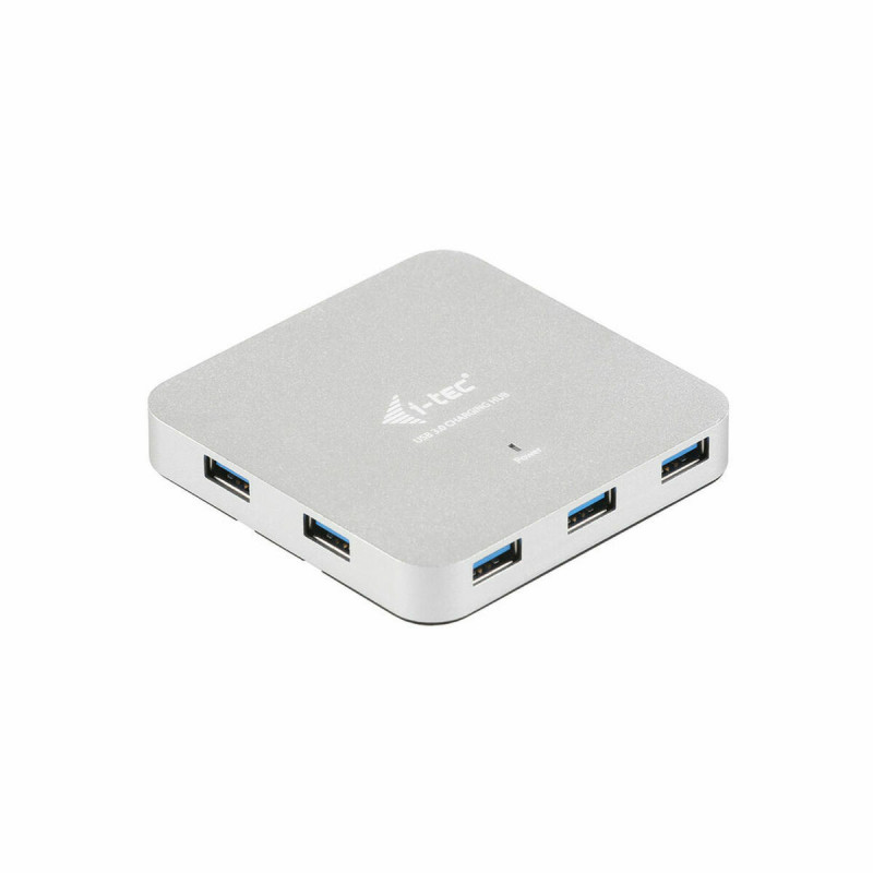 USB Hub i-Tec U3HUBMETAL7 Silver Grey