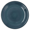 Flat plate Quid Vita Ceramic Blue (Ø 27 cm) (12 Units)