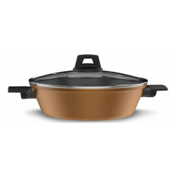 Casserole with lid Taurus 980953000 Black Copper