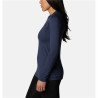 Women’s Long Sleeve T-Shirt Columbia Midweight Blue