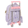 School Rucksack with Wheels Wish Lilac 28 x 34 x 10 cm