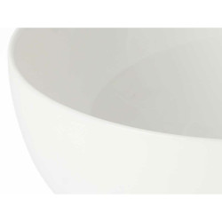 Bowl White Opaline glass 18 x 7 x 18 cm (24 Units)