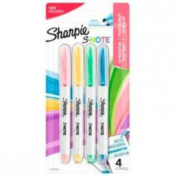 Set of Felt Tip Pens Sharpie S-Note Multicolour 4 Pieces 1-3 mm (12 Units)