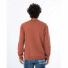 Men’s Sweatshirt without Hood Hurley One&Only Solid Brown