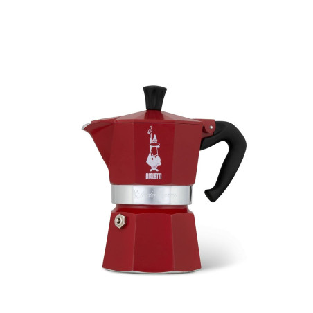 Italian Coffee Pot Bialetti Moka Express Red