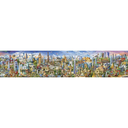 Puzzle Educa 17570 Around the World 42000 Pieces 749 x 157 cm