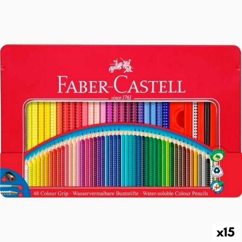 Colouring pencils Faber-Castell Multicolour (15 Units)