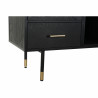 Sideboard DKD Home Decor Black Crystal MDF Wood 120 x 38 x 80 cm