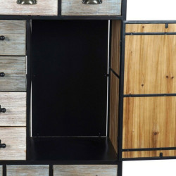 Chest of drawers DKD Home Decor Wood Metal (80 x 40 x 122 cm)