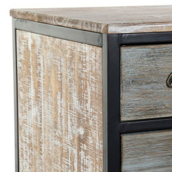 Chest of drawers DKD Home Decor Wood Metal (80 x 40 x 122 cm)