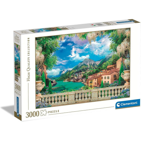 Puzzle Clementoni Lush terrace on Lake 3000 Pieces