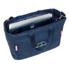 Bag Benetton Denim Blue 40 x 31 x 17 cm