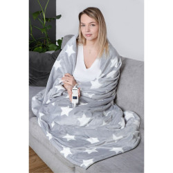 Electric Blanket N'oveen EB651                           180 x 130 cm Grey Stars