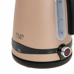 Kettle Adler AD 1295 Beige Stainless steel 2200 W 1850 W 1,7 L