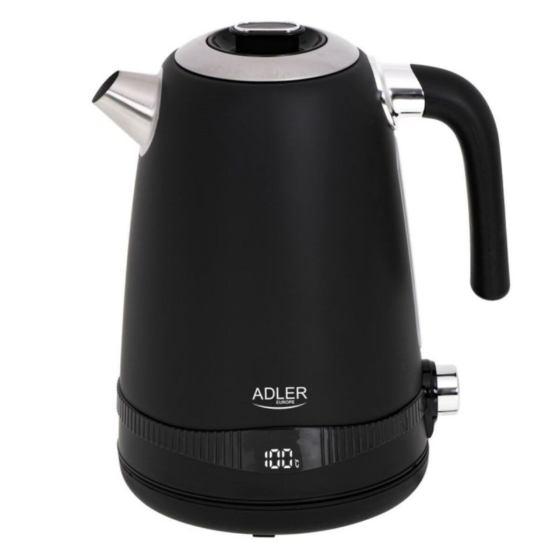 Kettle Adler AD 1295b Black Stainless steel 2200 W 1,7 L