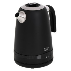 Kettle Adler AD 1295b Black Stainless steel 2200 W 1,7 L