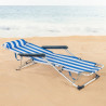 Reclining lounder Aktive Striped 153 x 33 x 47 cm