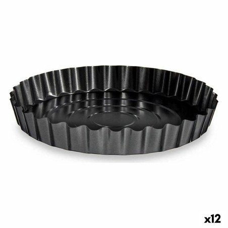 Oven Mould Ø 28 cm Metal Dark grey Carbon steel (12 Units)