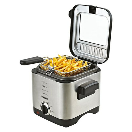 Deep-fat Fryer Mesko MS 4910 Black Silver 900 W 1,5 L