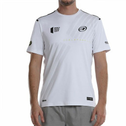 Men’s Short Sleeve T-Shirt Bullpadel Logro White