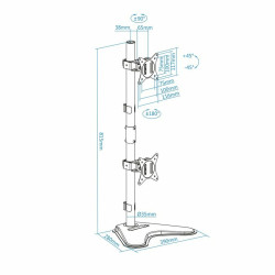 TV Mount TooQ DB1703TNV-B