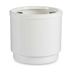 Self-watering flowerpot White polypropylene (26 x 25 x 26 cm) (4 Units)