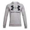 Men’s Hoodie Under Armour Rival Big Logo Light grey