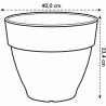 Plant pot Elho   Circular Terracotta Plastic Ø 40 cm