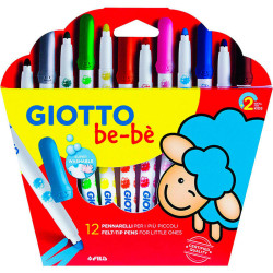 Set of Felt Tip Pens Giotto BE-BÉ Multicolour (6 Units)