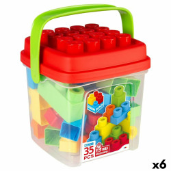 Construction set Color Block Basic Bucket 35 Pieces (6 Units)