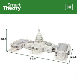 3D Puzzle Colorbaby Capitolio 126 Pieces 52,5 x 20,5 x 23,5 cm (6 Units)