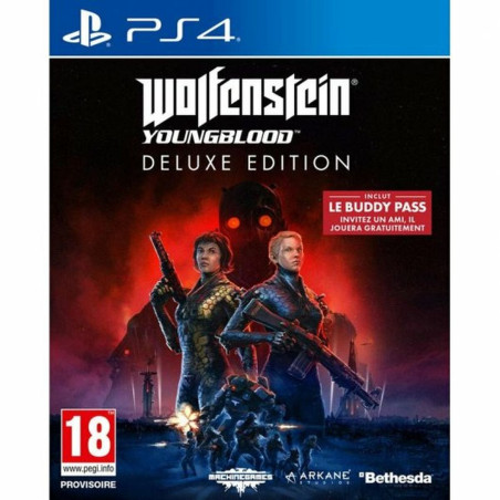 PlayStation 4 Video Game PLAION Wolfenstein: Youngblood Deluxe Edition