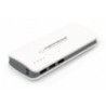 Power Bank Esperanza EMP106WE White Grey White/Grey 8000 mAh