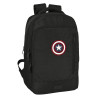 Rucksack for Laptop and Tablet with USB Output Capitán América Black