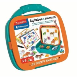 Board game Clementoni Magnetic Letters & Animals Case (FR)