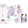 Doll Stroller Decuevas Gala 33 x 48 x 55 cm Lilac 50 cm