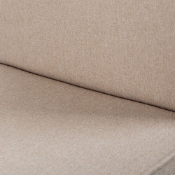 Chair cushion Beige 123 x 48 x 4 cm