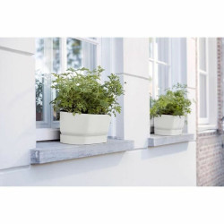 Planter Elho   White 50 cm Plastic