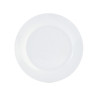 Flat plate Quid Basic Ceramic White (Ø 27 cm) (12 Units)