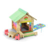 Doll's House Fisher Price Jeujura House To Paint 65 Pieces Paint