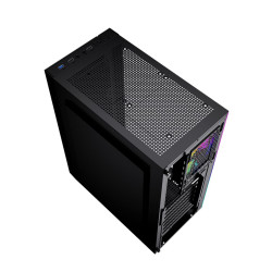 ATX Semi-tower Box GEMBIRD Fornax 2500 ARGB Black Multicolour